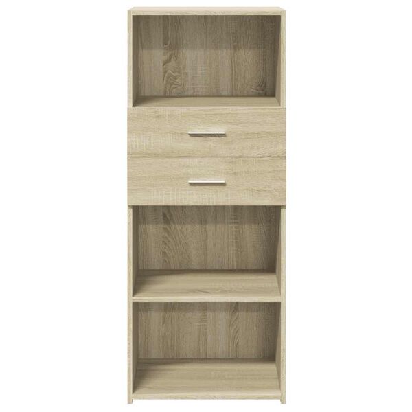 vidaXL Skříň highboard dub sonoma 50 x 42,5 x 124 cm kompozitní dřevo