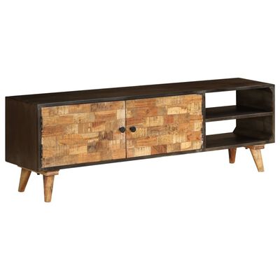 vidaXL TV stolek z masivního mangovníkového dřeva 140 x 30 x 45 cm