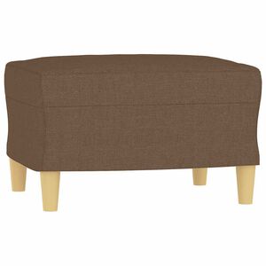 vidaXL Podnožka hněd&aacute; 60 x 50 x 41 cm textil