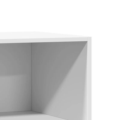 vidaXL Šatní skříň bílá 77 x 48 x 102 cm kompozitní dřevo