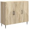 vidaXL Serv&iacute;rovac&iacute; skř&iacute;ň Dub sonoma 89 x 34,5 x 80 cm Kompozitn&iacute; dřevo