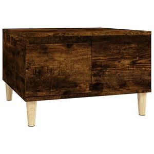 vidaXL Konferenčn&iacute; stolek kouřov&yacute; dub 55x55x36,5 cm kompozitn&iacute; dřevo