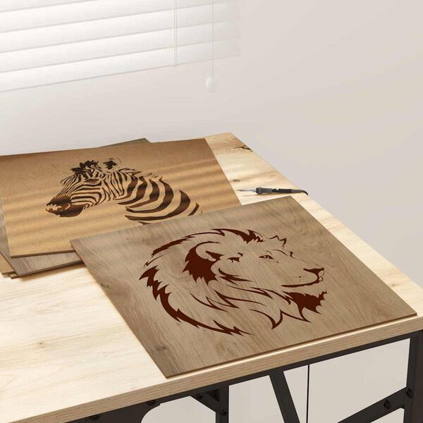 vidaXL Dekorační panely 12 pcs dub artisan 30 x 30 x 0.3 cm