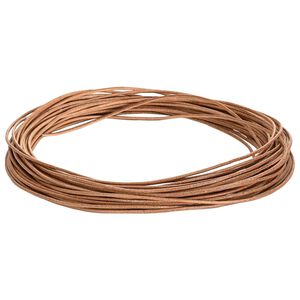 vidaXL Kožen&yacute; prov&aacute;zek Hněd&aacute; &Oslash;1 mm x 5 m Kůže