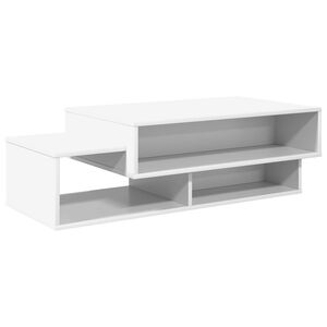 vidaXL Konferenčn&iacute; stolek B&iacute;l&aacute; 105 x 50 x 32,5 cm Kompozitn&iacute; dřevo
