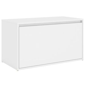 vidaXL Lavice do předs&iacute;ně 80 x 40 x 45 cm b&iacute;l&aacute; kompozitn&iacute; dřevo