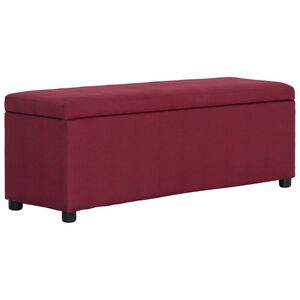 vidaXL Lavice s &uacute;ložn&yacute;m prostorem 116 cm v&iacute;nov&aacute; polyester