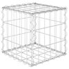 vidaXL Gabionov&yacute; vyv&yacute;&scaron;en&yacute; z&aacute;hon krychle ocelov&yacute; dr&aacute;t 30 x 30 x 30 cm