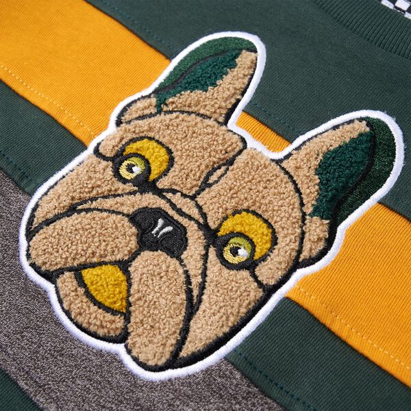 Dětsk&aacute; mikina tmavě zelen&aacute; 104