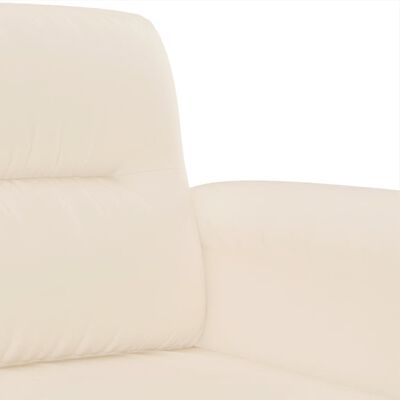 vidaXL 2dílná sedací souprava s poduškami béžová tkanina z mikrovlákna