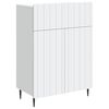 vidaXL Serv&iacute;rovac&iacute; skř&iacute;ň B&iacute;l&aacute; 66 x 34,5 x 92 cm Kompozitn&iacute; dřevo