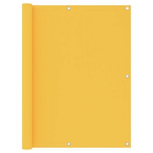 vidaXL Balk&oacute;nov&aacute; z&aacute;stěna žlut&aacute; 120 x 300 cm oxfordsk&aacute; l&aacute;tka