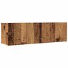 vidaXL TV skř&iacute;ňky n&aacute;stěnn&eacute; 2 ks old wood 100 x 30 x 30 cm