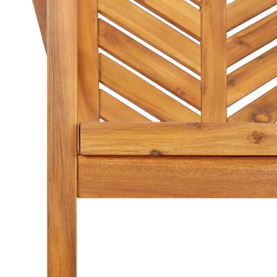 vidaXL Zahradní jídelní židle 4 ks masivní akáciové dřevo