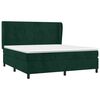 vidaXL Box spring postel s matrac&iacute; tmavě zelen&aacute; 180x200 cm samet