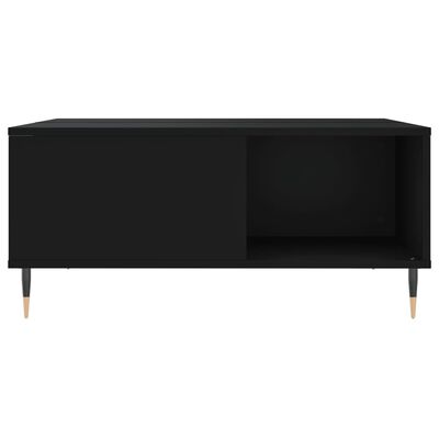 vidaXL Konferenční stolek černý 80 x 80 x 36,5 cm kompozitní dřevo