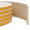 vidaXL Samolepic&iacute; okenn&iacute; těsněn&iacute; B&iacute;l&aacute; 8 x 3 mm 12 m EPDM pěna