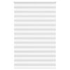 vidaXL Zebra roleta b&iacute;l&aacute; 140x230 cm &scaron;&iacute;řka l&aacute;tky 135,9 cm polyester