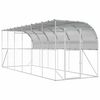 vidaXL Kurn&iacute;k proti zdi Stř&iacute;brn&aacute; 600 x 150 x 215 cm Pozinkovan&aacute; ocel