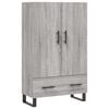 vidaXL Skř&iacute;ň highboard &scaron;ed&aacute; sonoma 69,5 x 31 x 115 cm kompozitn&iacute; dřevo