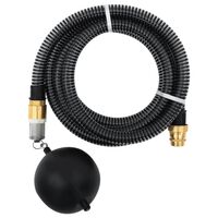 vidaXL Sací hadice s mosaznými konektory černá 1,1" 3 m PVC