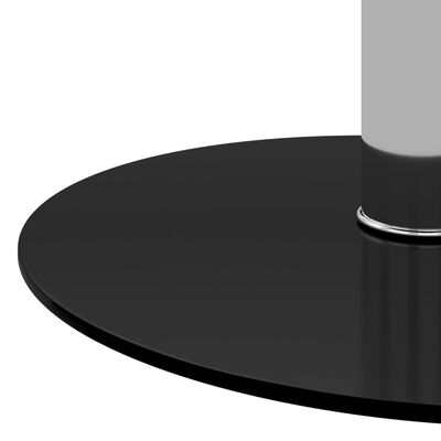 vidaXL Konferenční stolek černý 40 cm tvrzené sklo
