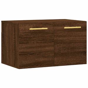 vidaXL N&aacute;stěnn&aacute; skř&iacute;ňka hněd&yacute; dub 60 x 36,5 x 35 cm kompozitn&iacute; dřevo