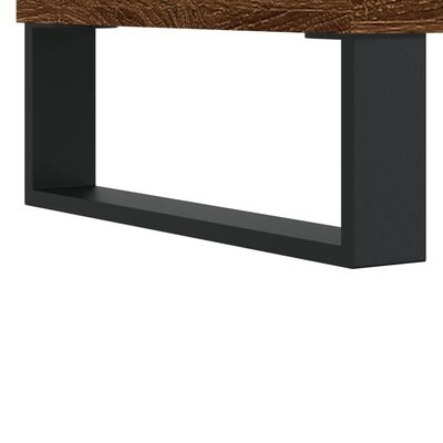 vidaXL Noční stolek hnědý dub 40 x 30 x 50 cm kompozitní dřevo