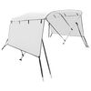 vidaXL Bimini stř&iacute;&scaron;ka se 3 oblouky a bočnicemi 183x(154&ndash;167)x137 cm