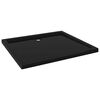 vidaXL Obd&eacute;ln&iacute;kov&aacute; sprchov&aacute; vanička ABS čern&aacute; 80 x 90 cm