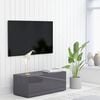 vidaXL TV stolek &scaron;ed&yacute; s vysok&yacute;m leskem 80x34x30 cm kompozitn&iacute; dřevo