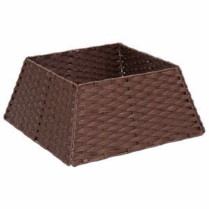 vidaXL V&aacute;nočn&iacute; obojek na stromek Čtvercov&yacute; Tmavě hněd&aacute; 50 x 50 x 25 cm