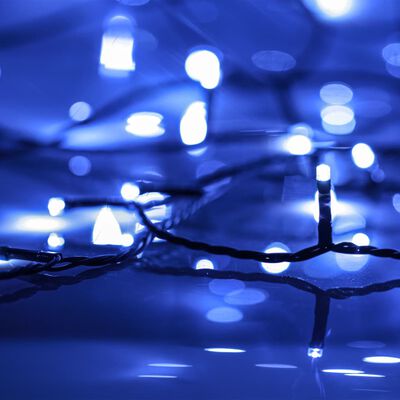 vidaXL Světelný LED řetěz se 600 LED diodami modrý 60 m PVC