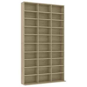 vidaXL CD skř&iacute;ňka sonoma dub 102 x 23 x 177,5 cm kompozitn&iacute; dřevo