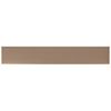 vidaXL N&aacute;stěnn&yacute; čeln&iacute;k 12 ks 90 x 15 cm Cappuccino textil
