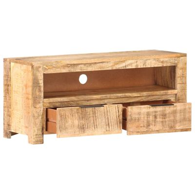 vidaXL TV stolek 90 x 30 x 40 cm hrubé masivní mangovníkové dřevo
