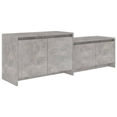 vidaXL TV skříňka betonově šedá 146,5 x 35 x 50 cm dřevotříska