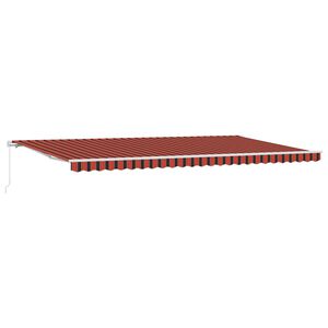 vidaXL Stahovac&iacute; mark&yacute;za Oranžov&aacute; a hněd&aacute; 600 &times; 300 cm