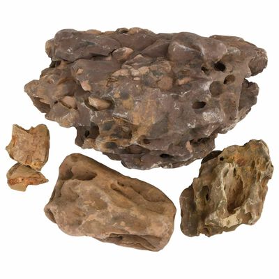 vidaXL Dračí kameny 10 kg šedé 10–40 cm