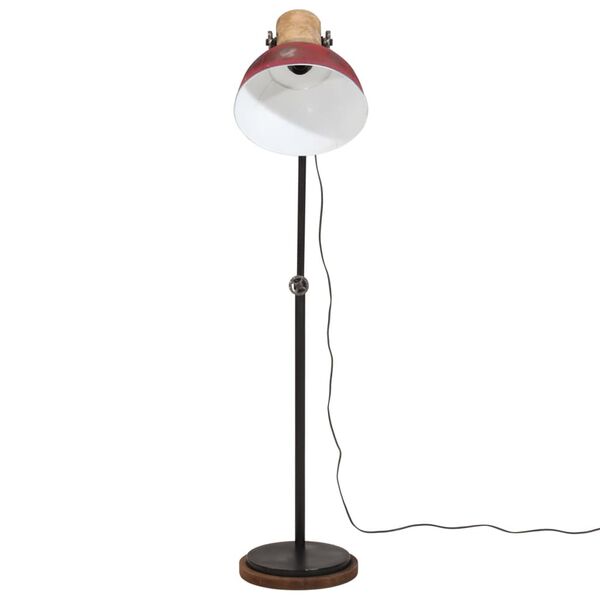 vidaXL Stojac&iacute; lampa 25 W červen&aacute; patina 30 x 30 x 100&ndash;150 cm E27