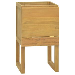 vidaXL Koupelnov&aacute; skř&iacute;ňka 41 x 40 x 75 cm masivn&iacute; teakov&eacute; dřevo
