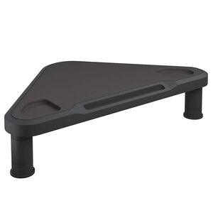 vidaXL Rohov&yacute; stojan na monitor čern&yacute; 49 x 28 x 10,5 cm