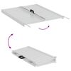 vidaXL Rampy pro invalidn&iacute; voz&iacute;ky 270 kg Stř&iacute;brn&aacute; 92 x 73 x 5 cm