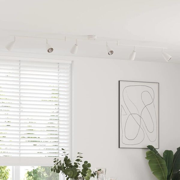 vidaXL Stropn&iacute; bodov&eacute; světlo s reflektory B&iacute;l&aacute; 25.5 x 8 x 16 cm kov