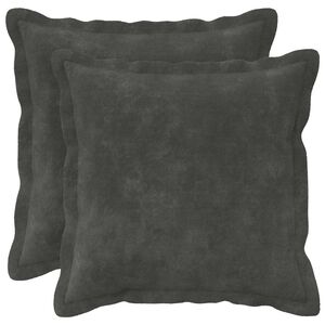 vidaXL Povlak na pol&scaron;t&aacute;ř 2 pcs HOUTEN Antracitov&aacute; 35 x 35 cm