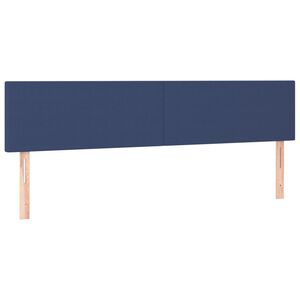 vidaXL Čela postele modr&aacute; 180x5x78/88 cm l&aacute;tka
