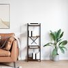 vidaXL Knihovna Kouřov&yacute; dub 40 x 30 x 119 cm kompozitn&iacute; dřevo