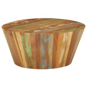 vidaXL Konferenčn&iacute; stolek &Oslash; 65 x 31 cm masivn&iacute; recyklovan&eacute; dřevo
