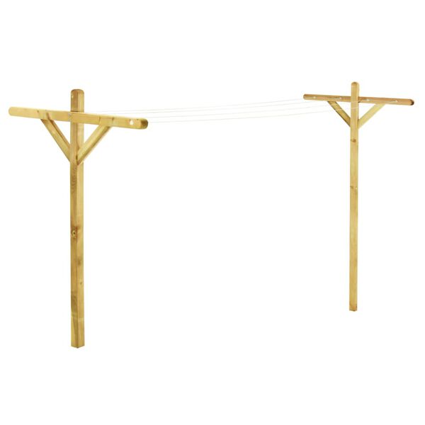 vidaXL Stojany na prádlo 2 ks 120 x 170 cm impregnované borové dřevo