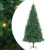 vidaXL Uměl&yacute; v&aacute;nočn&iacute; stromeček Zelen&aacute; 300 cm PVC, kov a plast